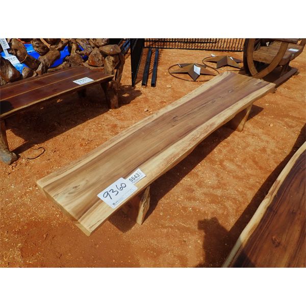 8' Teak wood bench