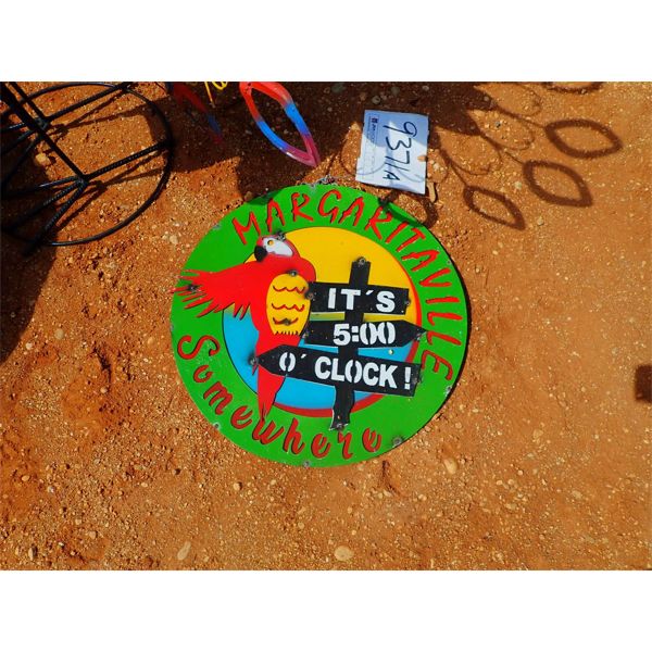 Margaritaville metal sign 