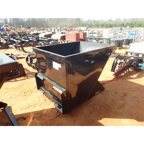 48" trash hopper, fits skid steer