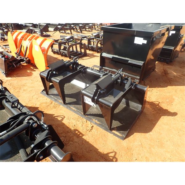 77" grapple bucket, fits skid steer