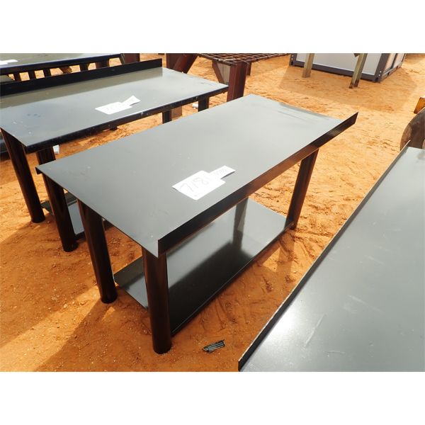 60" metal table