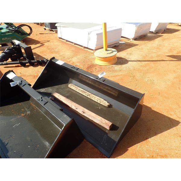78" bucket, fits skid steer loader 