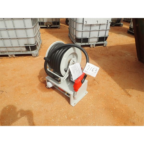 fuel hose reel dispenser unit