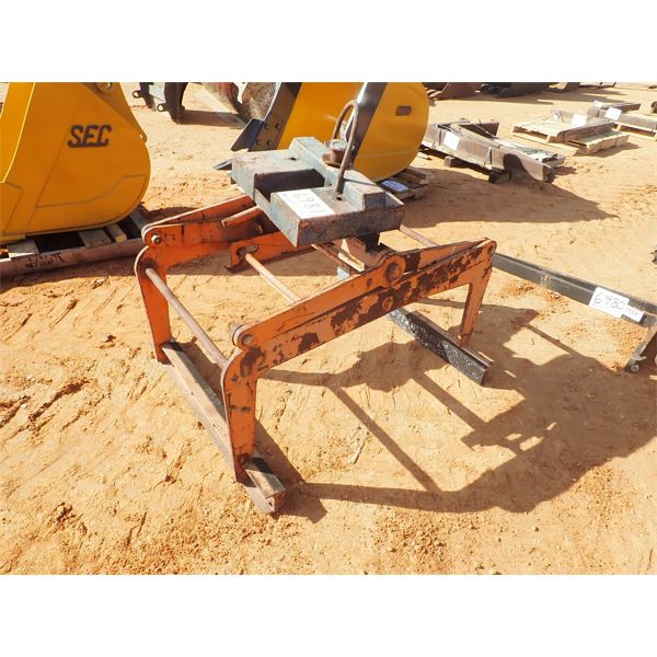 Clamp assy heavy duty, fits forklift/ crane 