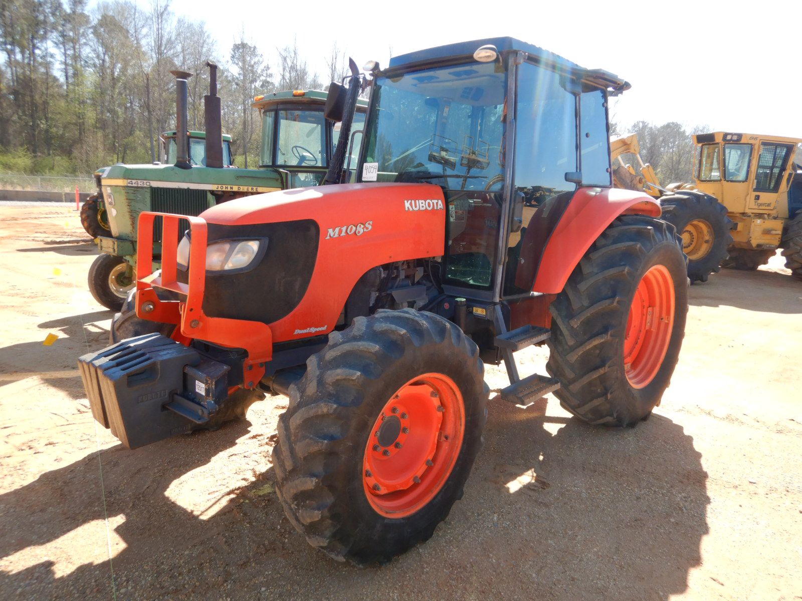 KUBOTA M108S Farm Tractor J.M. Wood Auction Company, Inc.