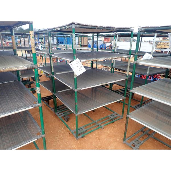 5 shelf cart on wheels