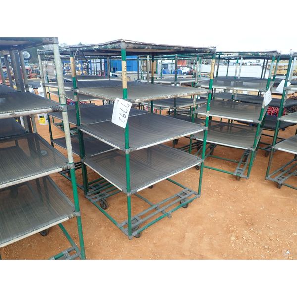 5 shelf cart on wheels