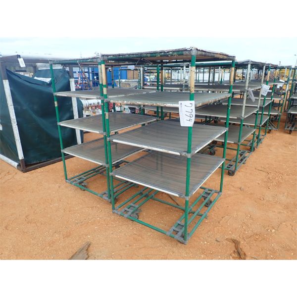 5 shelf cart on wheels