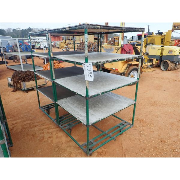 5 shelf cart on wheels