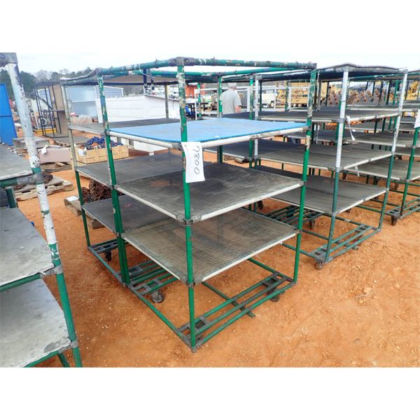 5 shelf cart on wheels 