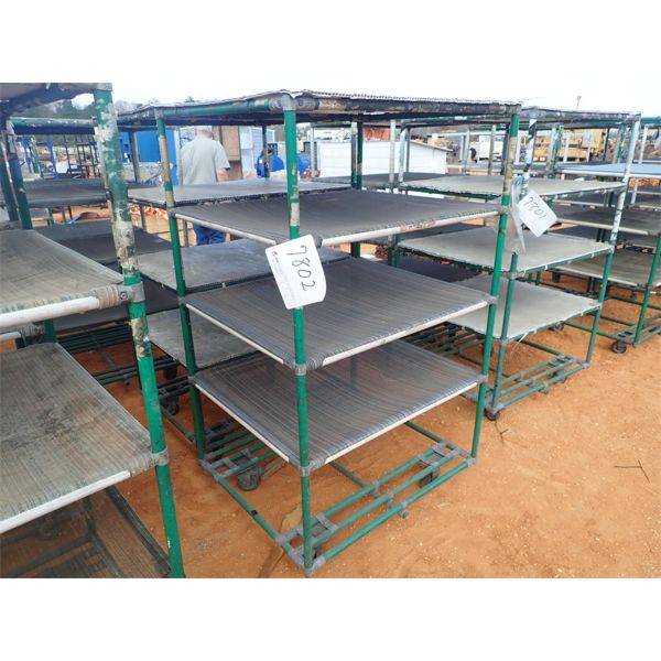 5 shelf cart on wheels