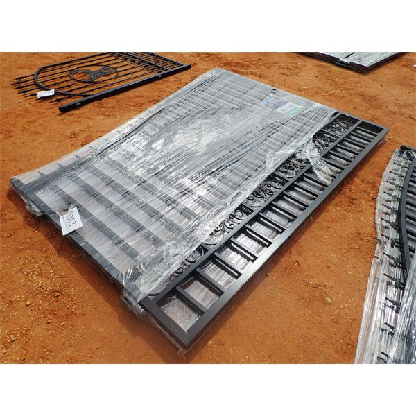 GREATBEAR  20' wrought iron gate w/deer scene 