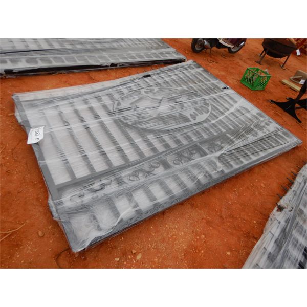 GREATBEAR 20' wrought iron gate w/deer scene