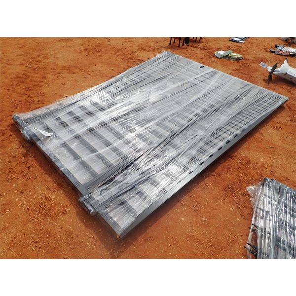 GREATBEAR  20' wrought iron gate w/deer scene