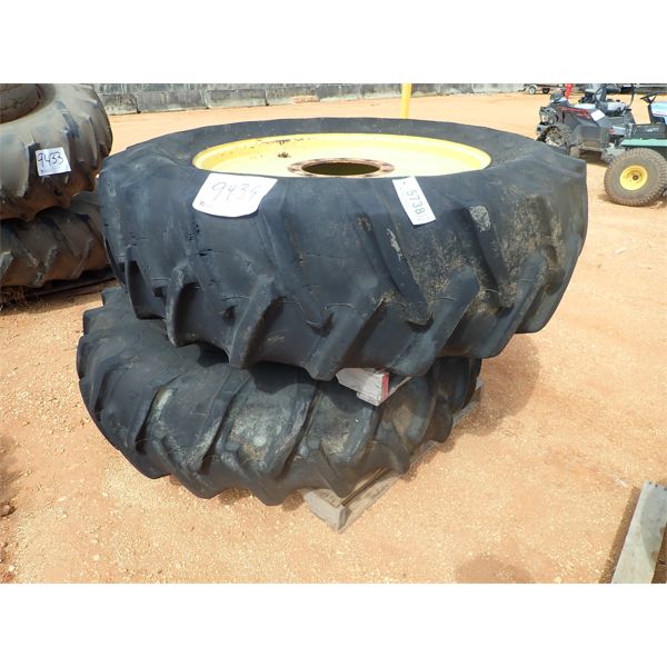(2) 18.4-38 tires & rims
