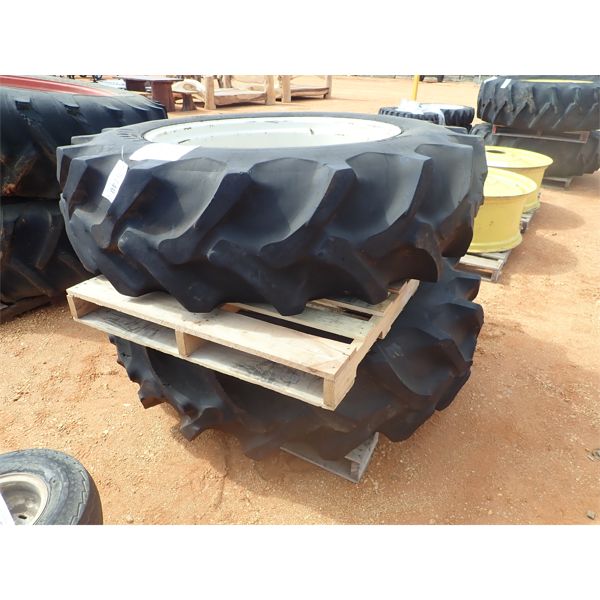 (2) 18.4-38 tires & rims