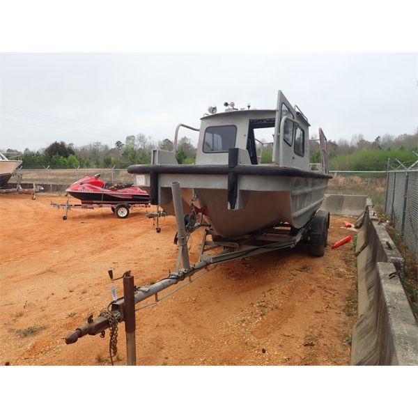20' center console boat w/trailer, inboard Mercury motor
