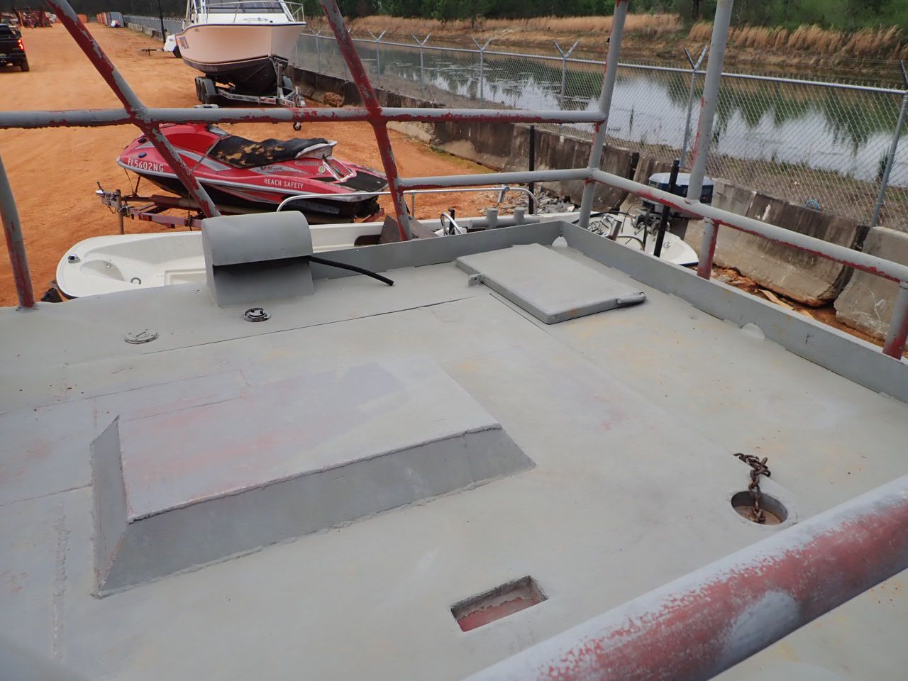 20' center console boat w/trailer, inboard Mercury motor