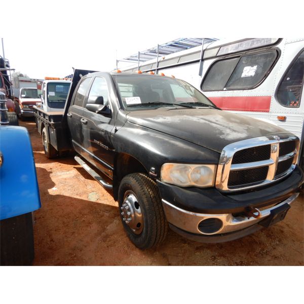 2003 DODGE RAM 3500 Flatbed Truck