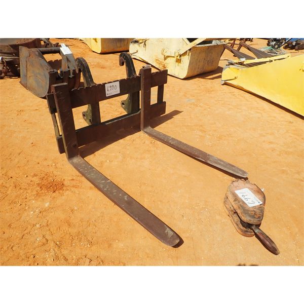 Fork assy fits front end loader