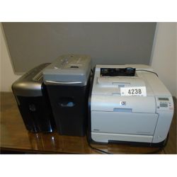 HP CP2025 PRINTER W/ SHREDDERS