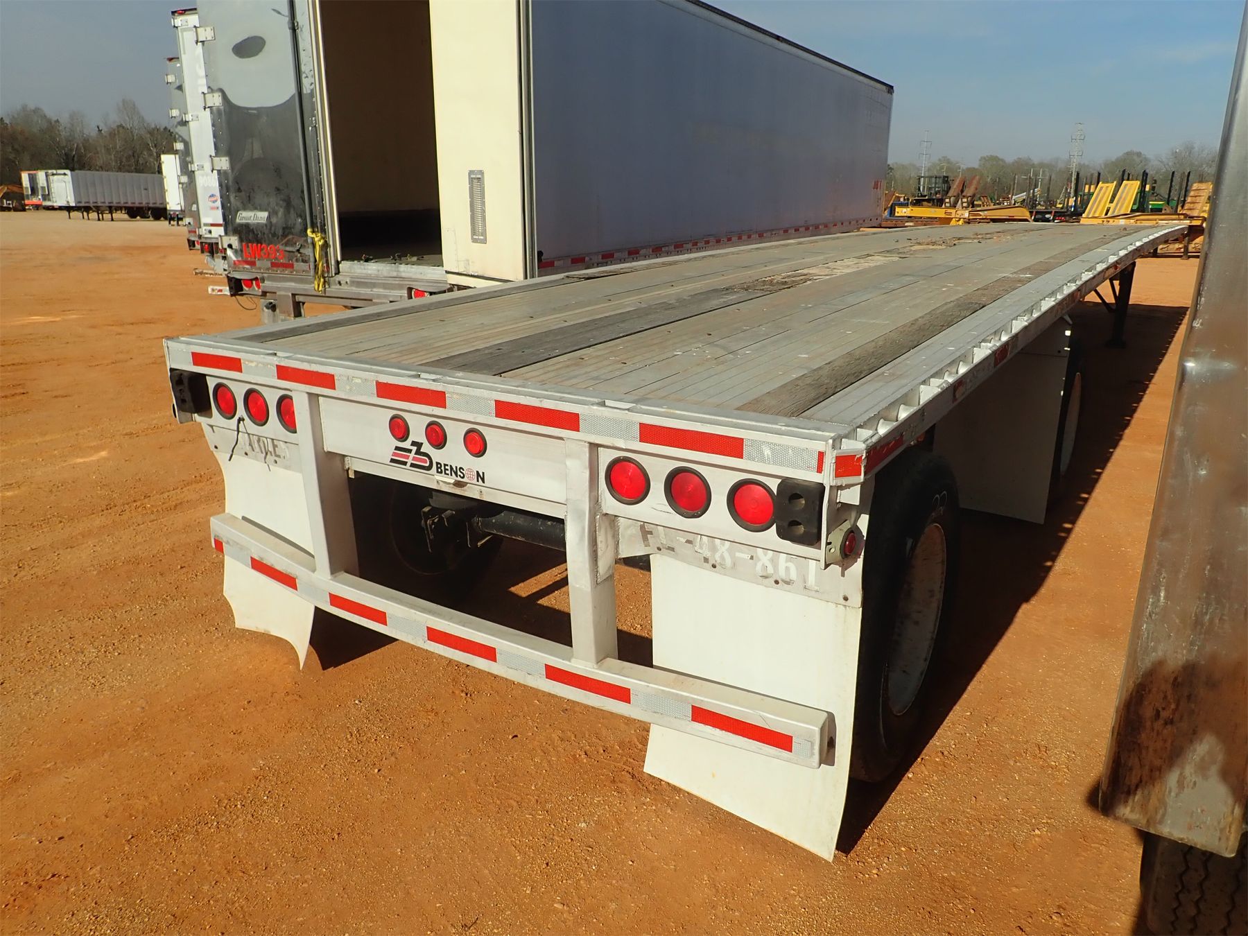 2000 BENSON AF4810250 Flatbed Trailer