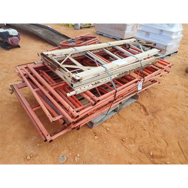 2 pallets of scaffolding