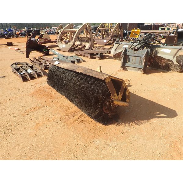 8' broom, fits wheel loader 