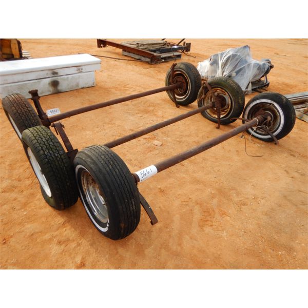 (3) 8' trailer axle