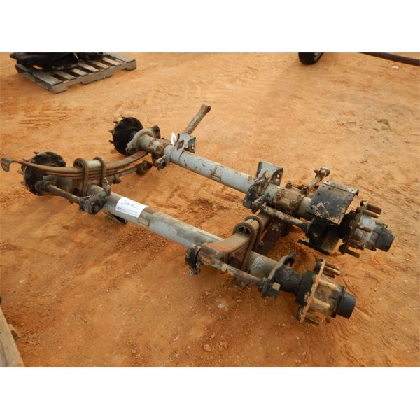 (2) trailer axles
