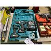 Image 1 : MAKITA 18V CORDLESS DRILL, MAKITA 18V CORDLESS IMPACT DRIVER, BATTERY, CHARGER IN CASE