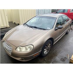 2002 CHRYSLER CONCORDE LX, 4DR SEDAN, BROWN, VIN # 2C3AD36M02H296211