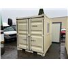 Image 2 : BRAND NEW 9' SHIPPING STORAGE CONTAINER, PORTABLE OFFICE, WITH DOOR, WINDOW AND REAR DOOR