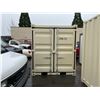 Image 2 : BRAND NEW 9' SHIPPING STORAGE CONTAINER, PORTABLE OFFICE, WITH DOOR, WINDOW AND REAR DOOR