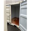 Image 3 : BRAND NEW 8' SHIPPING STORAGE CONTAINER, PORTABLE OFFICE, WITH DOOR, WINDOW AND REAR SWING DOOR