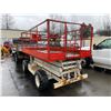 Image 2 : MARK LIFT SCISSOR LIFT, MODEL MT, SER # 9863502, GAS, MAX HEIGHT 25FT MAX CAPACITY 1500LBS