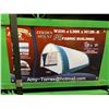 Image 2 : BRAND NEW GOLDEN MOUNT PE FABRIC ROUND ROOF STORAGE BUILDING ( DISASSEMBLED IN CRATE )