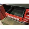 Image 2 : STEELMAN 7' 10 DRAWER, 2 DOOR RED METAL INDUSTRIAL WORK BENCH WITH DRAWER LOCKS, ANTI-SLIP