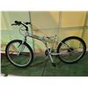 Image 2 : 2 BIKES - WHITE NEXT 18 - SPEED MOUNTAIN BIKE (NO FRONT AND REAR BRAKE), SILVER COREX 18 - SPEED