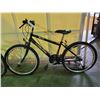 Image 2 : 2 BIKES - SILVER RALEIGH 24 - SPEED FRONT SUSPENSION MOUNTAIN BIKE, BLACK FALCON 15 - SPEED