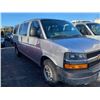 Image 2 : 2011 CHEVROLET EXPRESS VAN, 4DR 7 PASS VAN, GREY, VIN # 1GAWGRFG8B1140723 *ONE PASS SEAT MISSING*