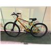 Image 2 : 2 BIKES - BLACK DIADORA 18 - SPEED FRONT SUSPENSION MOUNTAIN BIKE & ORANGE SUPERCYCLE 21 - SPEED