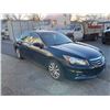 Image 2 : 2012 HONDA ACCORD, 4DR SEDAN, BLACK, VIN# 1HGCP3F89CA800027