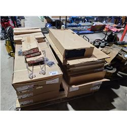 PALLET OF ASSORTED METRO RACK SHELVING & PARTS