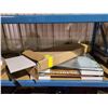 Image 2 : SHELF OF DISPLAY GLASS, SHELVES & RETRO LIGHT