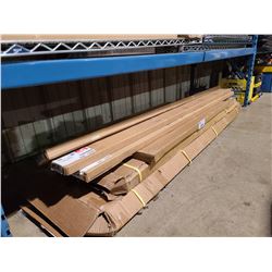 SHELF OF ASSORTED METRO RACKING PARTS