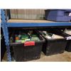 Image 2 : 5 LARGE BINS OF HEAVY DUTY HARDWARE & WASHERS