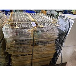 PALLET OF 43" X 46" MESH DECKING FOR STEEL WAREHOUSE PALLET RACKING