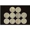 Image 2 : 10 ASSORTED 1940'S MERCURY DIMES