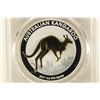 Image 1 : 2017-P AUSTRALIA KANGAROO GILT SILVER DOLLAR